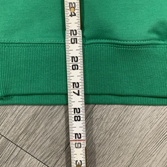 Guess Green Full Zip Slim Fit French Terry Long Sleeve Jacket size M - Picture 9 of 10